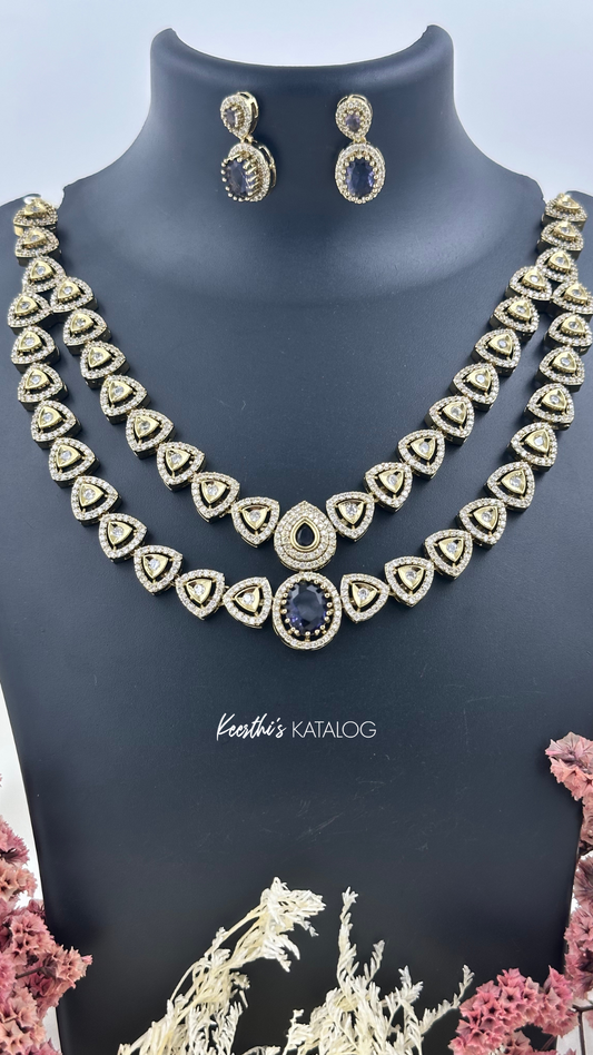 KA1008 - Sapphire Radiance Necklace