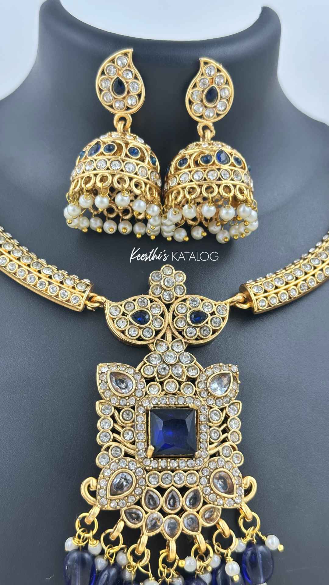 KA1025 - Royal Blue Radiance Necklace