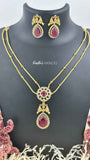 KA1026 - Ruby Radiance Pendant Set