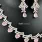 KA1053 - Pink Teardrop Necklace