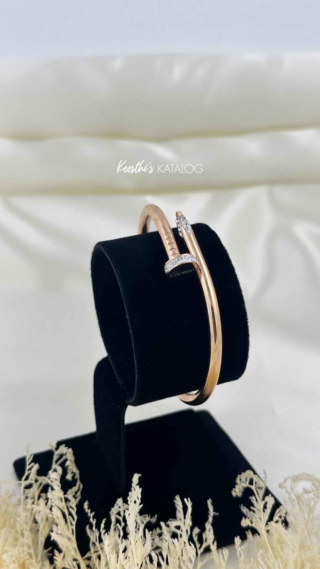 KBD1006 - Rosé Radiance Nail Bangle-Bracelet