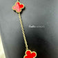 KD1010 - Ruby Clover Charm