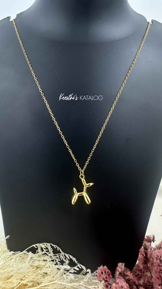 KD1018 - Golden Pup Necklace