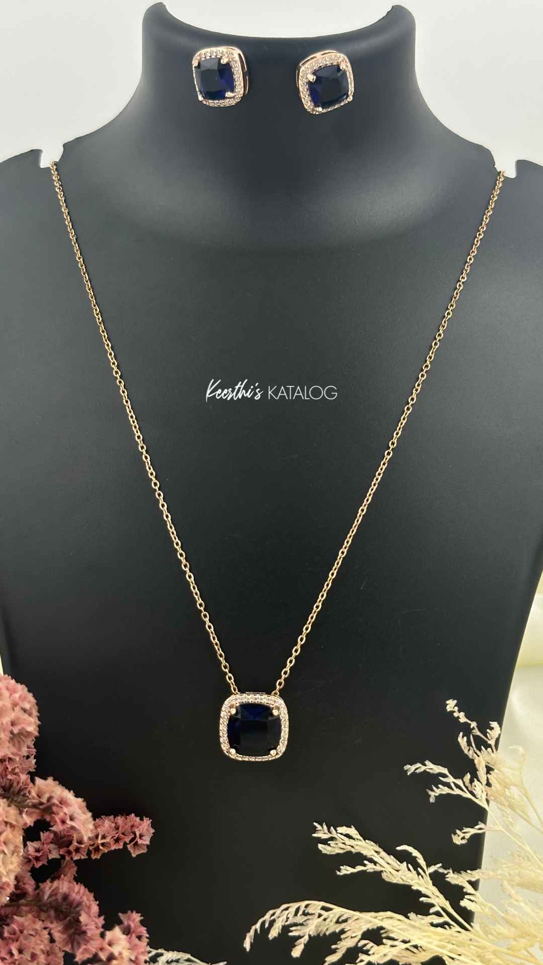 KD1020 - Sapphire Luxe Necklace