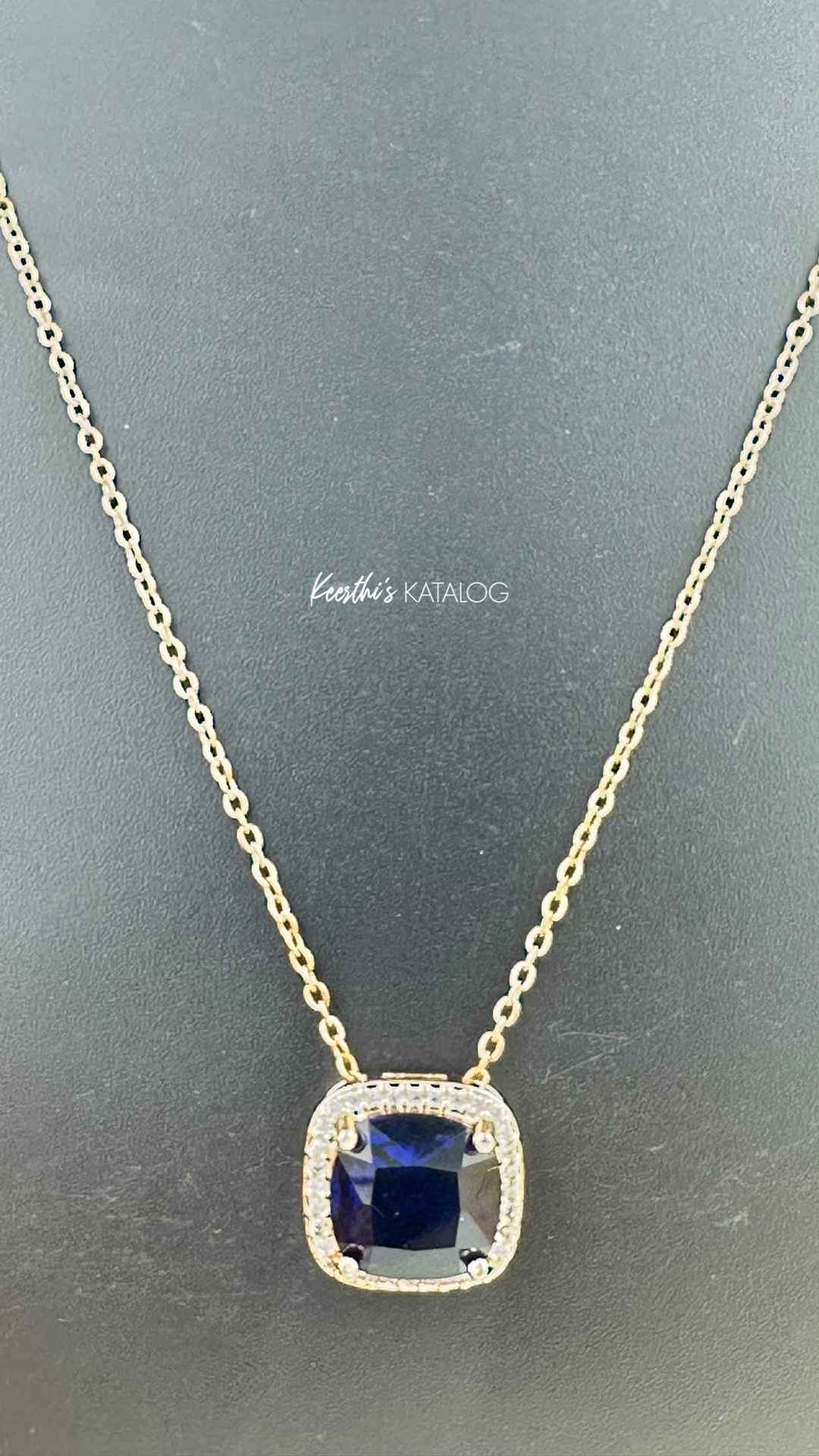 KD1020 - Sapphire Luxe Necklace