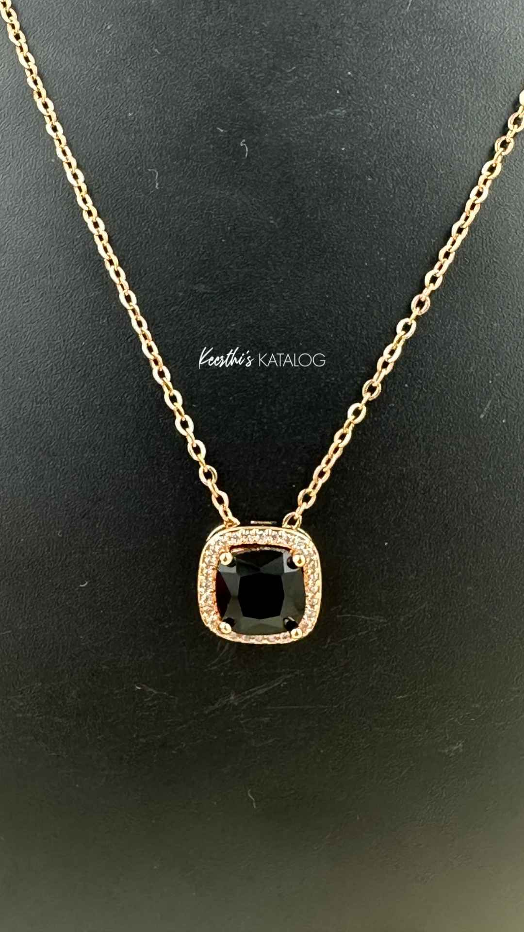 KD1022 - Shadow Sparkle Necklace