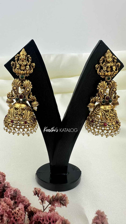 KE1003 - Temple Glory Jhumkas