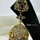 KE1012 - Crimson Elegance Jhumkas