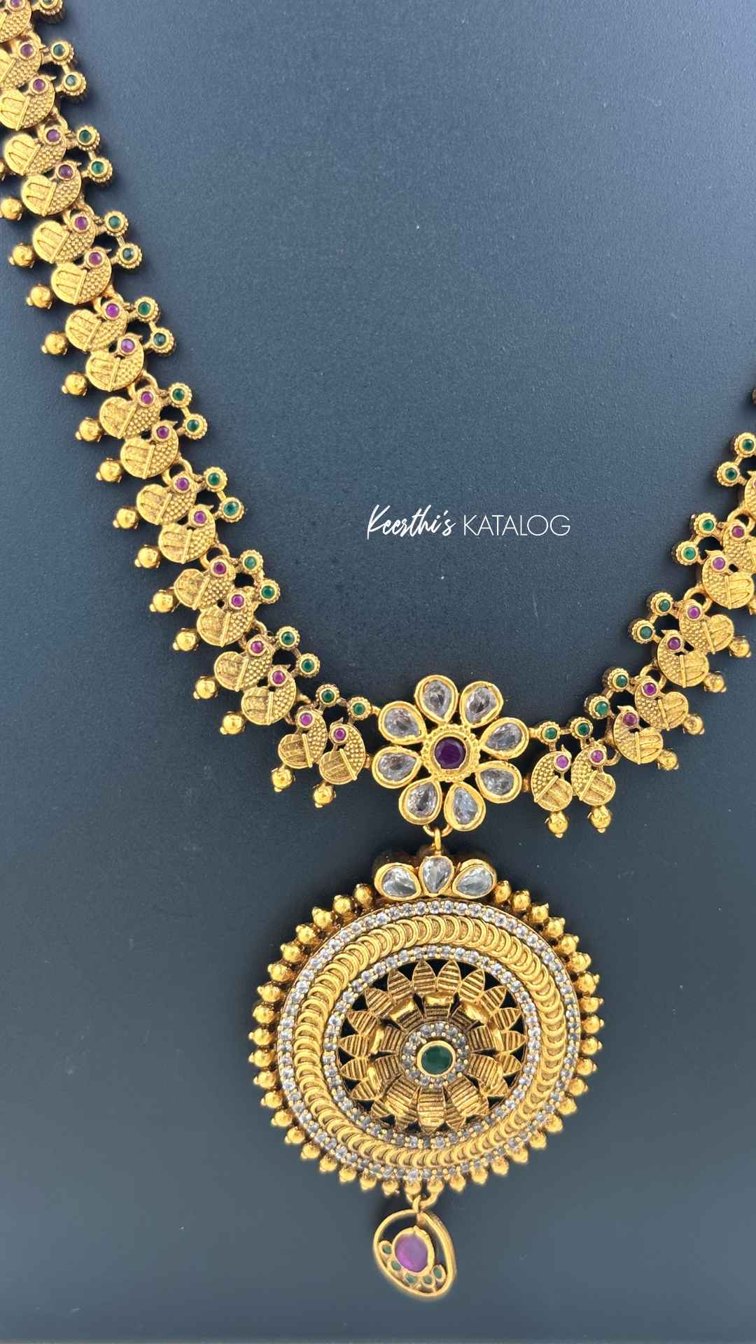 KH1006 - Floral Chakra Haaram