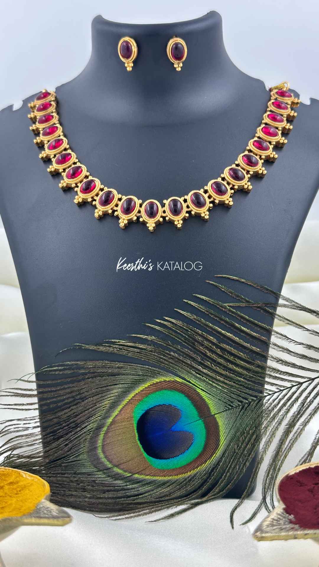 KN1009 - Ruby Radiance Necklace