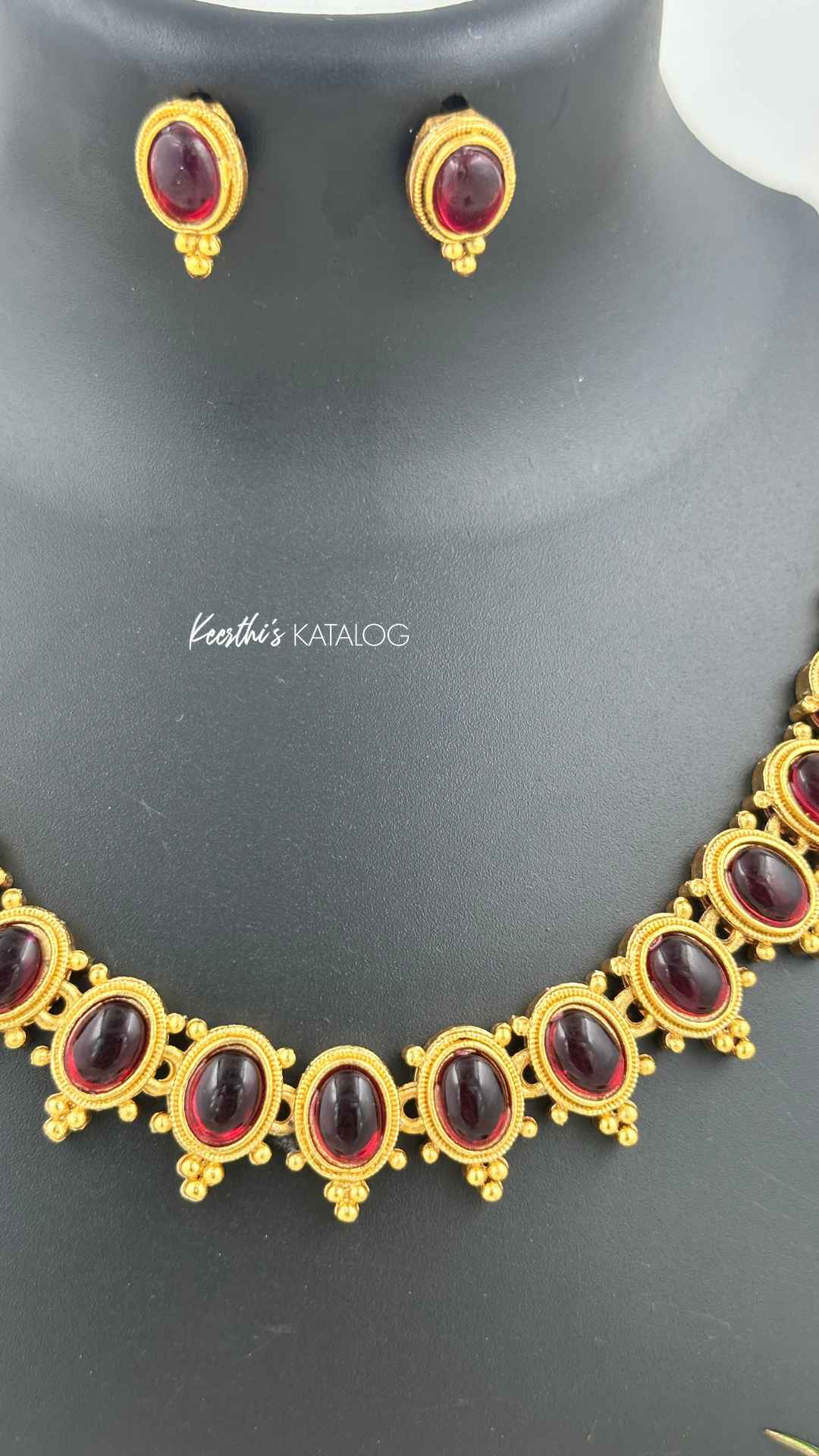 KN1009 - Ruby Radiance Necklace