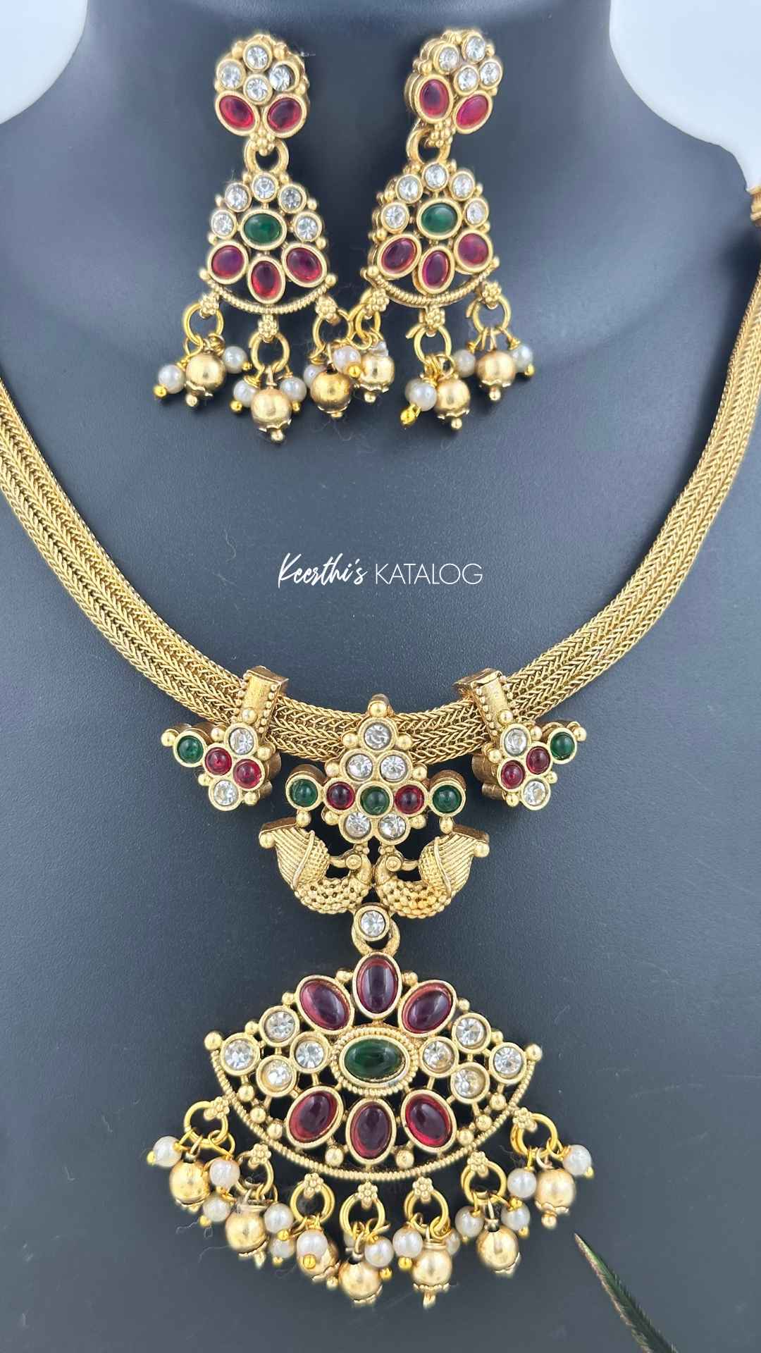 KN1014 - Royal Chandrika Multi Necklace