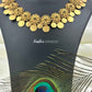 KN1045 - Golden Bloom Coin Necklace