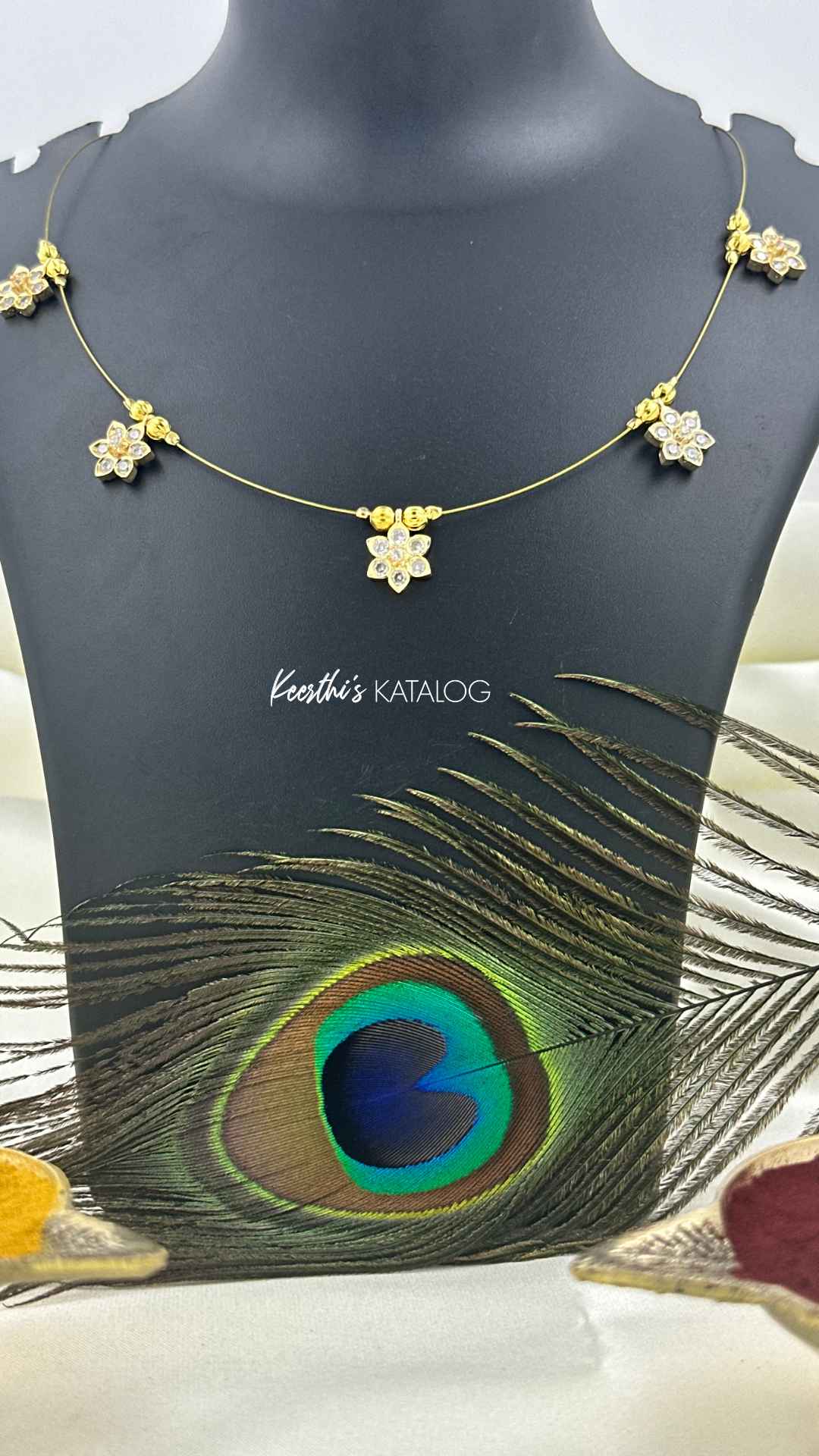 KN1052 - Simple Starflower Necklace