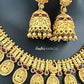 KN1056 - Lakshmi Coin Jhumka Set