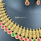 KN1057 - Dual Stone Antique Necklace Set