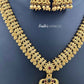 KN1059 - Lakshmi Pendant Necklace Set