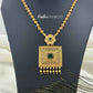 KN1065 - Square Emerald Necklace Set