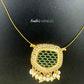 KN1084 - Emerald Pearl Invisible Chain Necklace