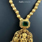 KN1096 - Lakshmi Ball Emerald Necklace