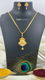 KN1104 - Simple Kerala Necklace Set