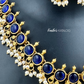 KN1116 - Sapphire Rain Necklace