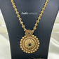 KN1122 - Golden Sun Medallion Necklace