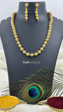 KN1128 - Golden Globe Necklace Set