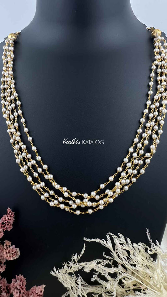 KP1018 - Orchid Pearl Necklace