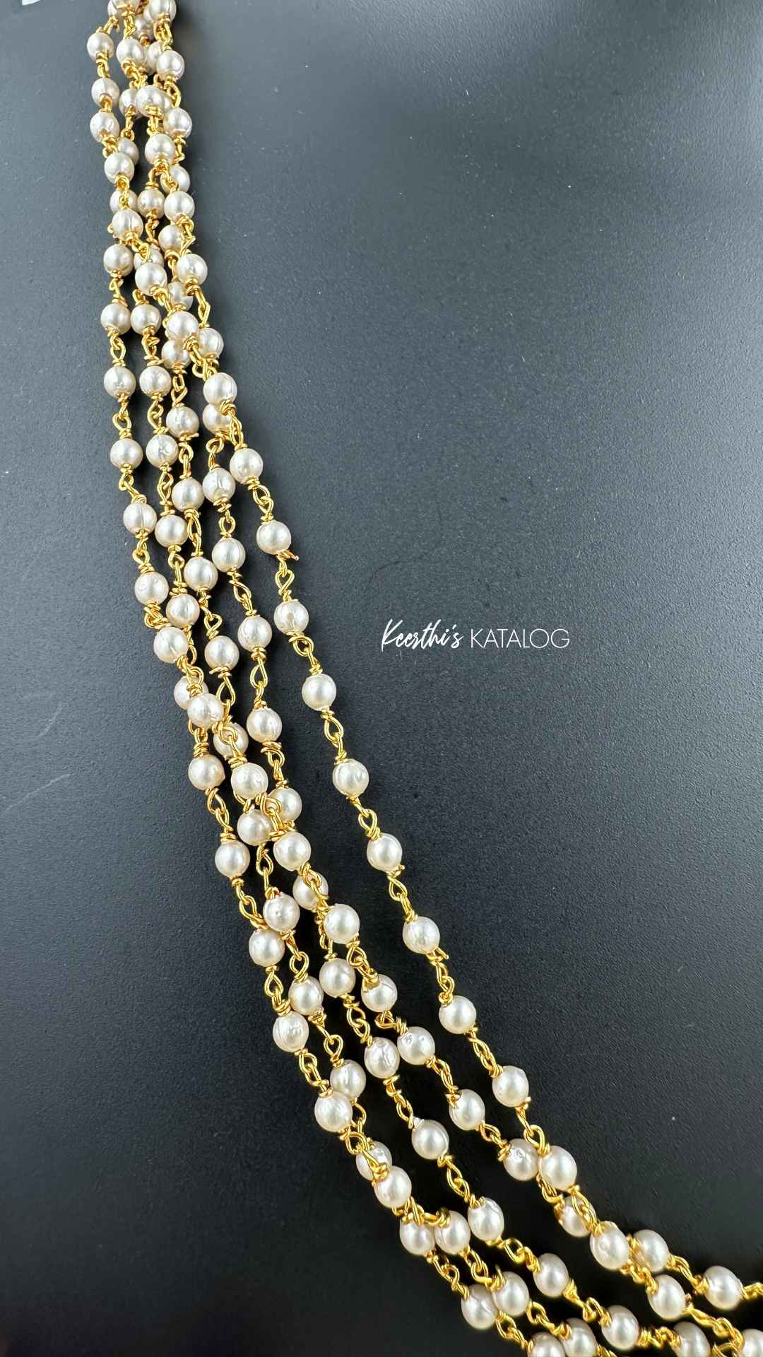 KP1018 - Orchid Pearl Necklace