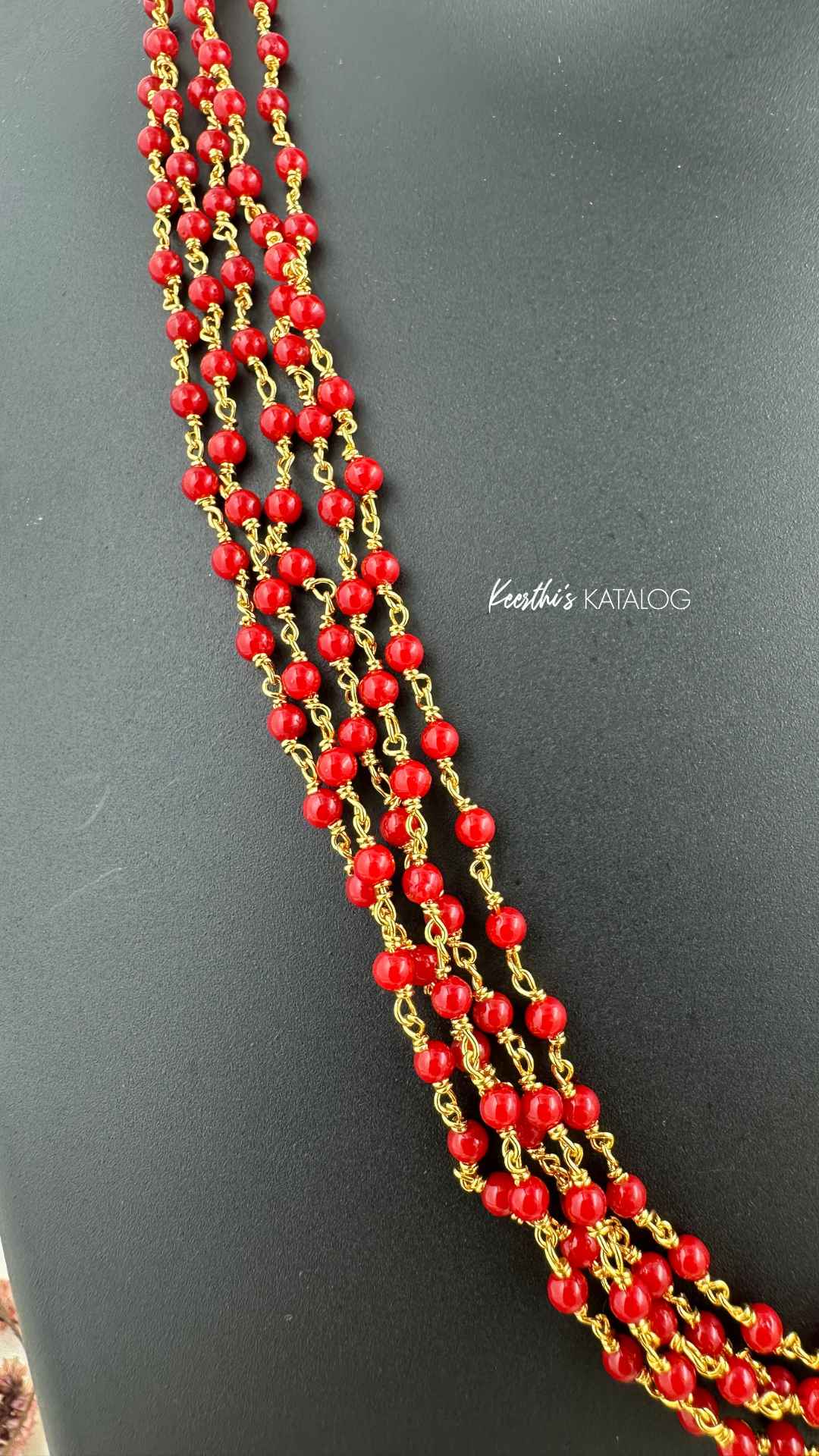 KP1021 - Raktha Pushpa Necklace